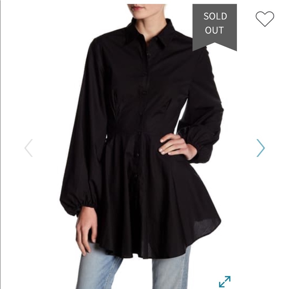 NWT Free People Front Button Tunic
